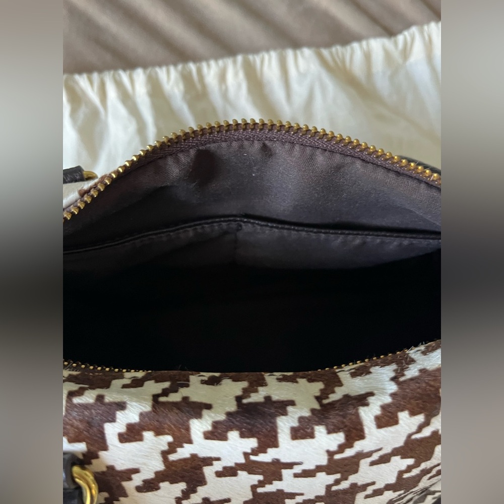 Anthropologie Houndstooth Bag - Picture 3 of 5
